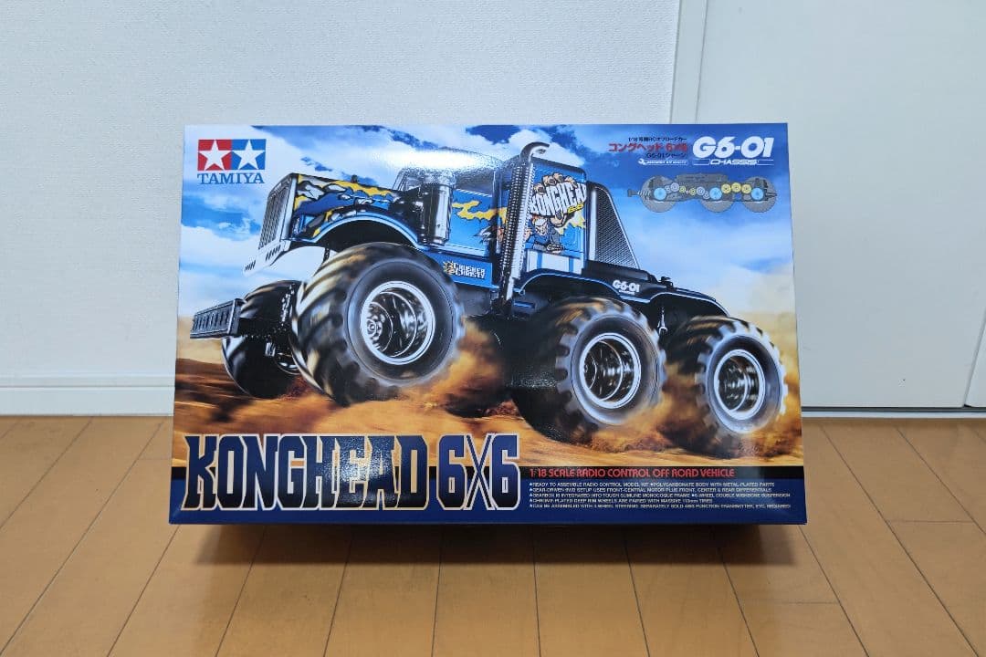 タミヤ ラジコン コングヘッド 6✕6 新品未組立 塗料付き 1/18RC コングヘッド6×6（G6-01シャーシ）: RCモデル｜TAMIYA SHOP