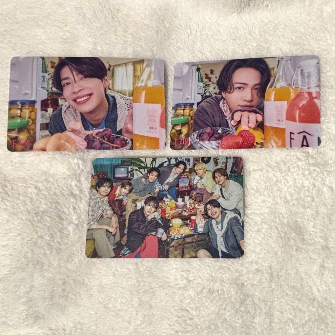 timelesz トレカ 通常盤 菊池風磨 松島聡 橋本将生 篠塚大輝 集合