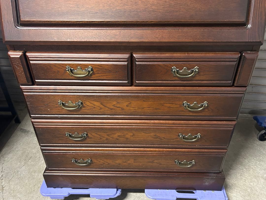 ☆GD234【中古品】ライティングビューロ アトランタ クリ材　幅85cm