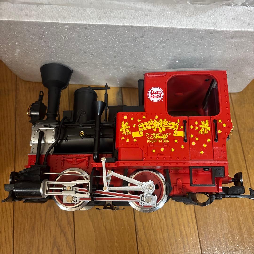 L.G.B 機関車 シュタイフ サンタ テディベア レア 希少 クリスマス