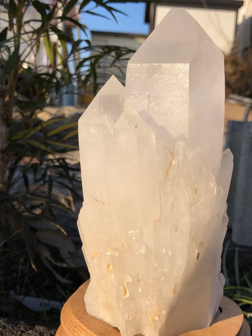 ❤️買い得　レア　極みの逸品 超強いパワー　1.29kg 水晶クラスター　天然石