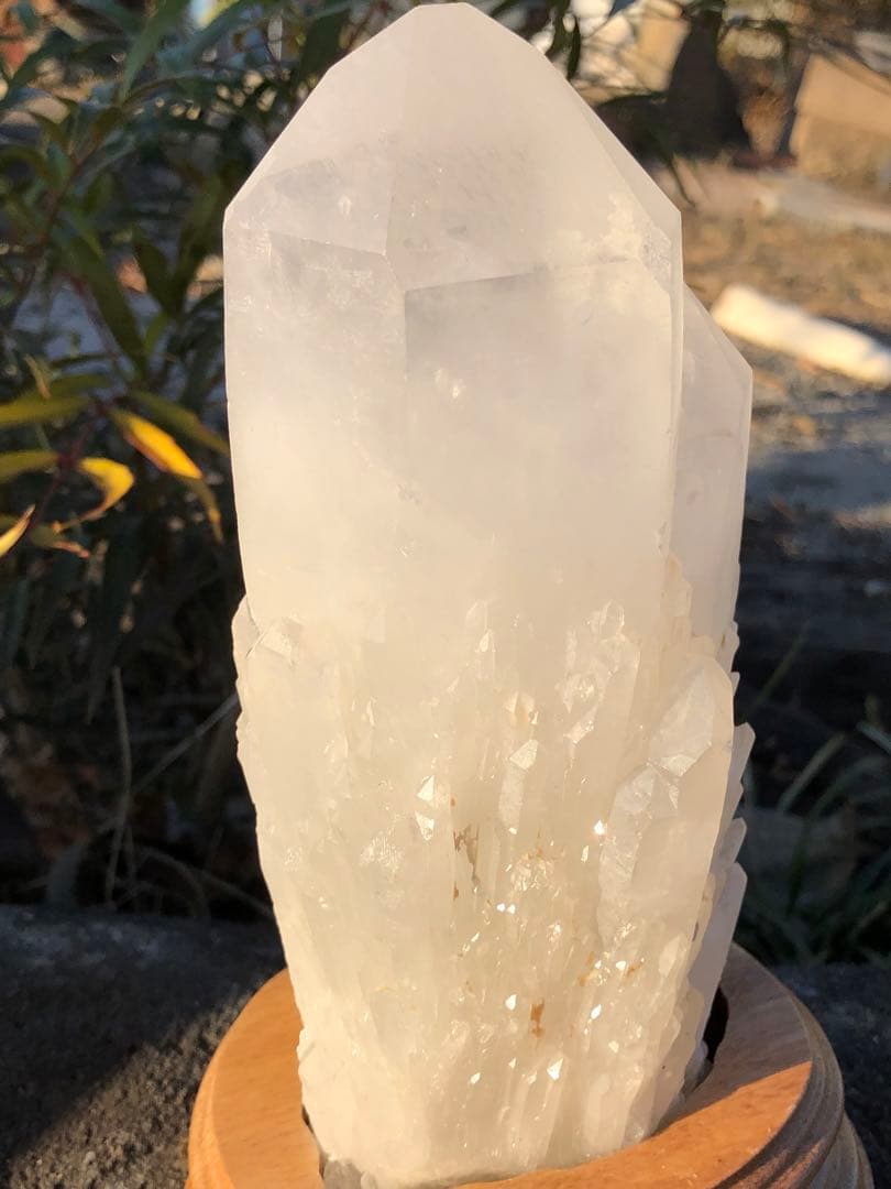 ❤️買い得　レア　極みの逸品 超強いパワー　1.29kg 水晶クラスター　天然石