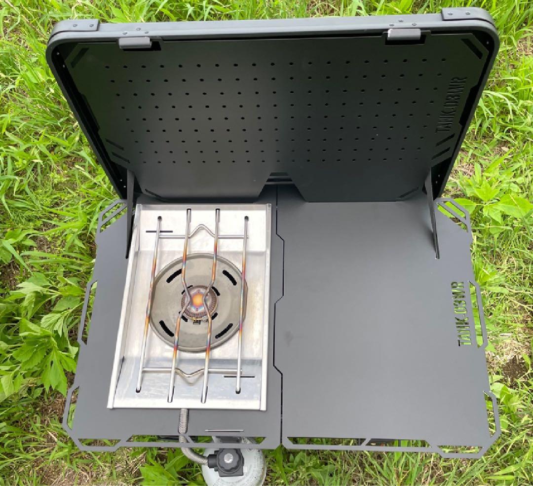 TANK-03WR フラットバーナー アルミコンテナ ベントラックス 46L