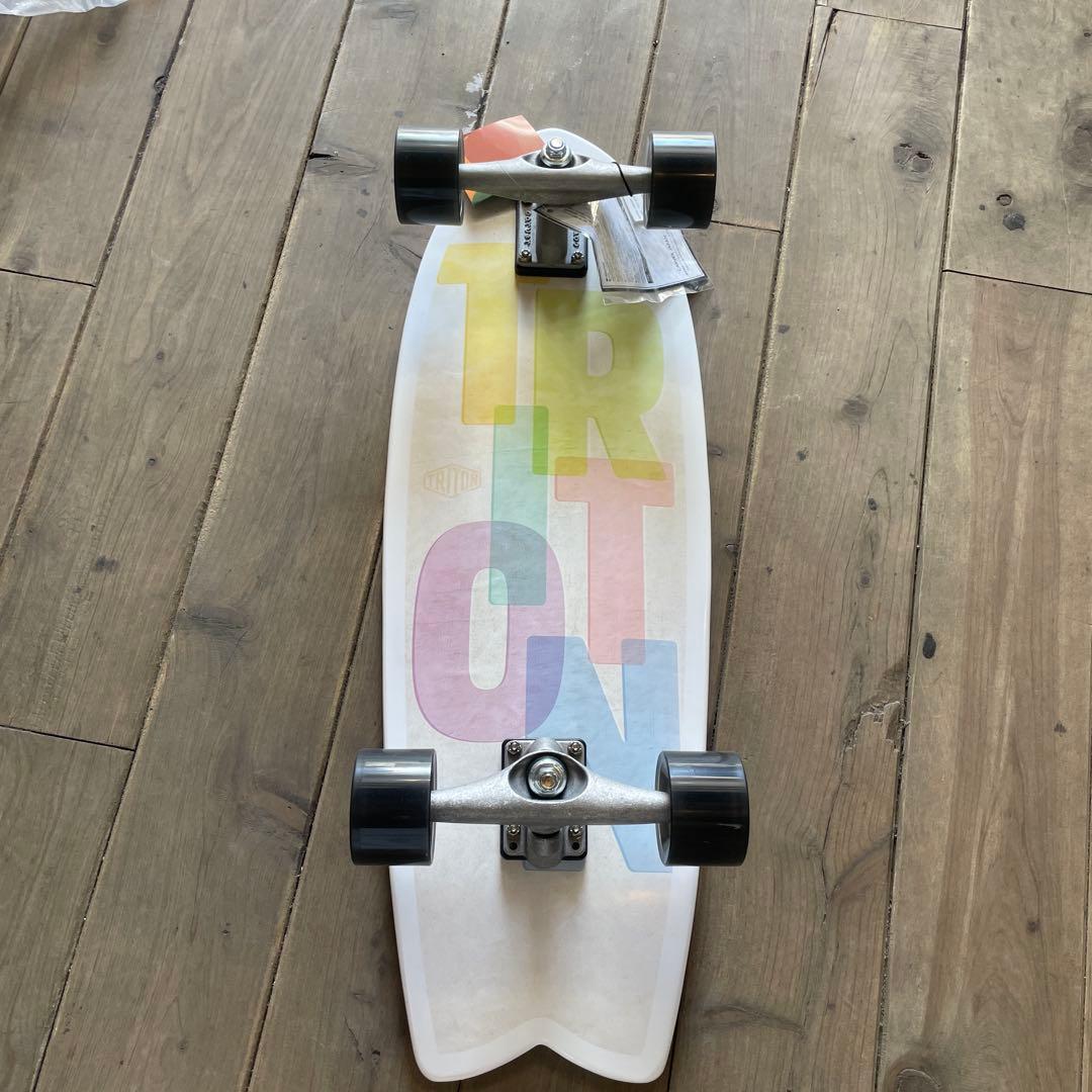 カーバー　TRCN スケートボード コンプリート ホワイト carver（カーバー） スケボー スケートボード コンプリート CARVER 30