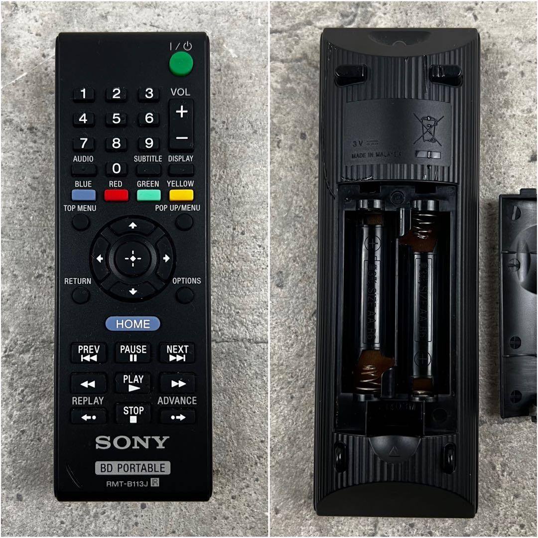 SONY BDP-SX1 ポータブルDVDプレーヤー 10.1V