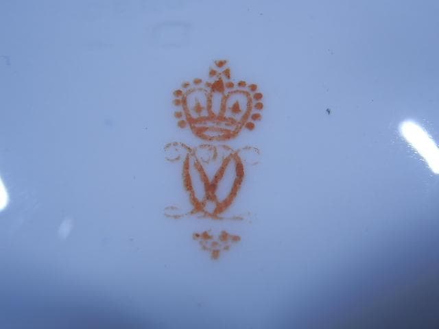 ロイヤルクラウンダービー　24.5cm　ハンドペイント古伊万里　1886年