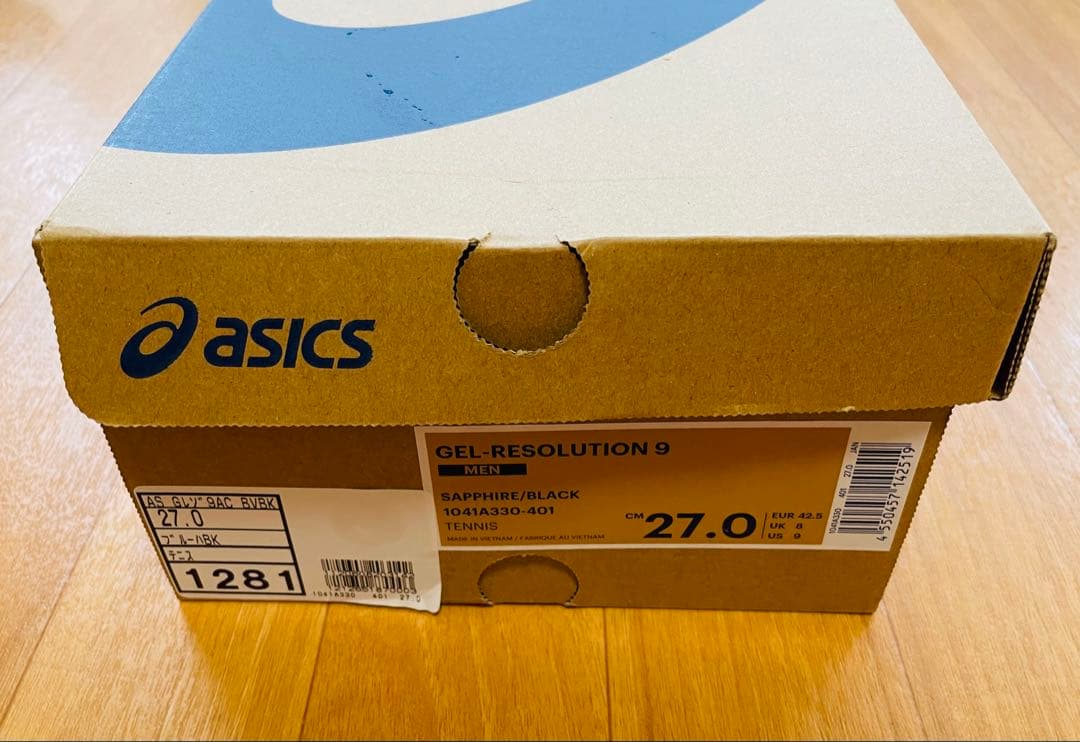 asics アシックスGEL-RESOLUTION9 オールコート 27.0cm