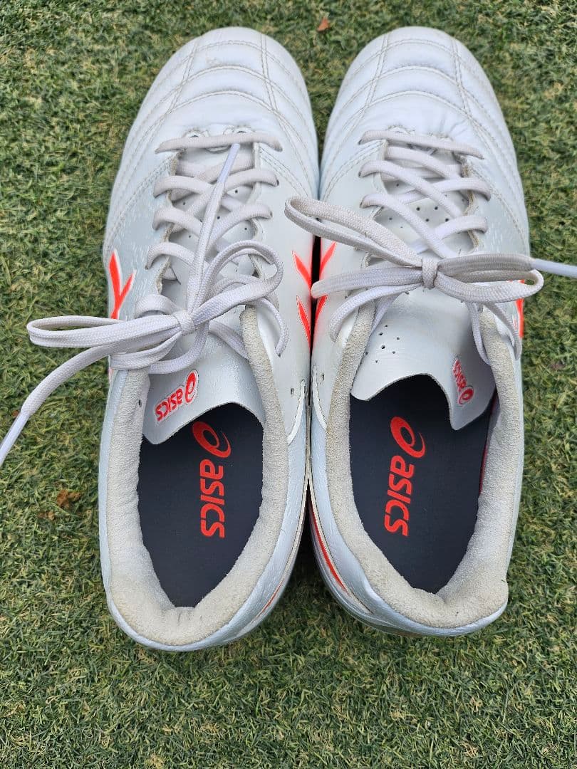 asics アシックス DSライト プロ ワイド ホワイト×フラッシュレッド