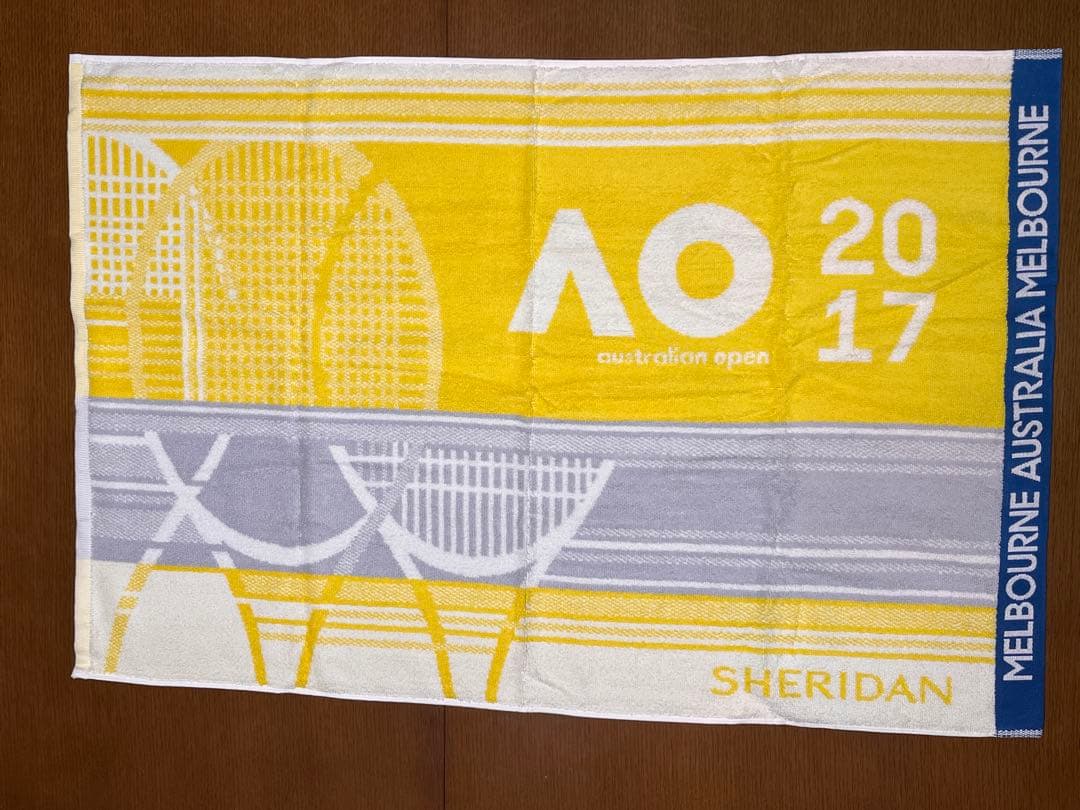 Australian Open Tシャツ ネイビー タオル 2017年 Australian Open