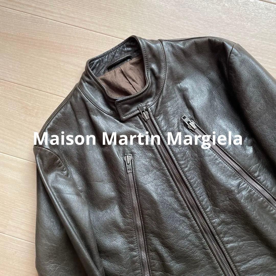 メゾンマルタンマルジェラ ハの字ライダース 46 ダークブラウン アーカイブ Maison Margiela ハの字ライダースの魅力 / スタッフブログ - ARKnets
