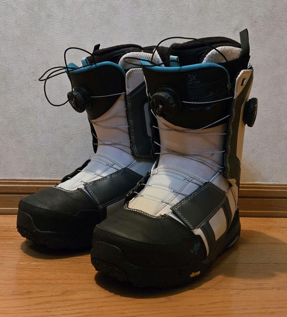K2 ORTON 26cm メンズスノーボードブーツ K2 ☆展示品☆26モデル K2 ORTON BLACK 9(27.0cm)☆新製品ですが展示会