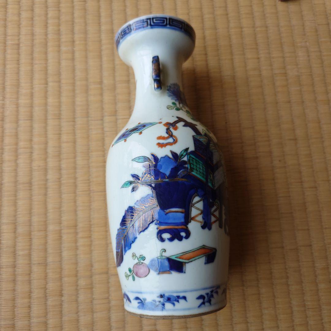 青白磁花瓶 木箱付き（AI自動入力）