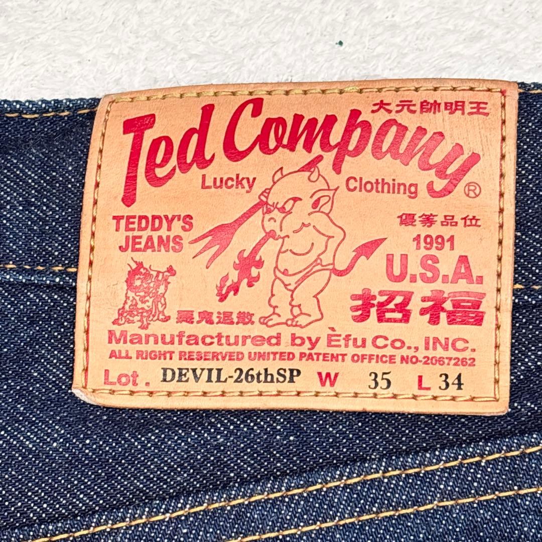 TEDMAN DEVIL-26thSP 26周年 W35デニム パンツ