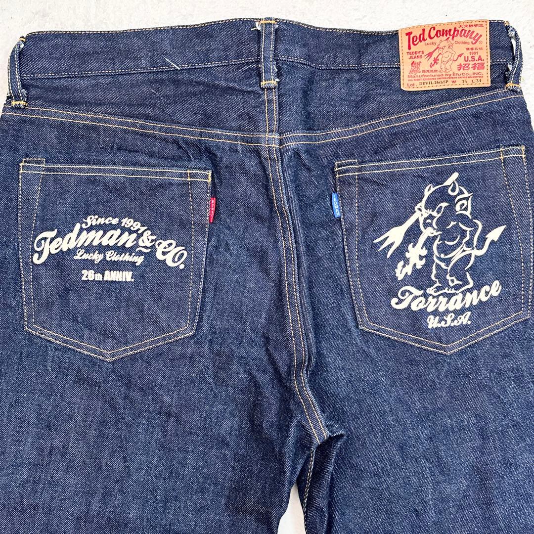 TEDMAN DEVIL-26thSP 26周年 W35デニム パンツ