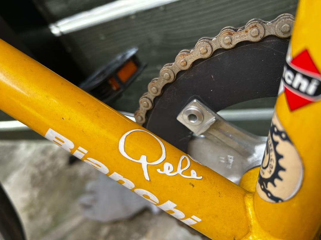 ビアンキピスタ 希少カラー イエローピストバイク - メルカリ