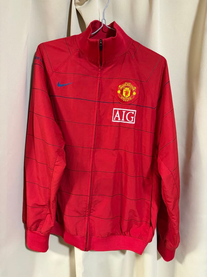 Lサイズ 2008-09 マンチェスターユナイテッド　トラックジャケット NIKE（ナイキ） 古着 NIKE MANCHESTER UNITED マンチェスター