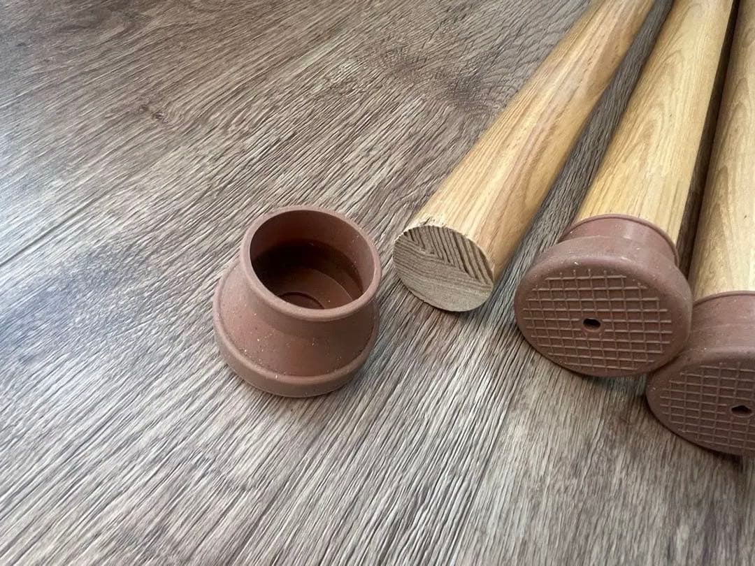 ウッドポール 4本セット 木製 タープ キャンプ アウトドア ノルディスク