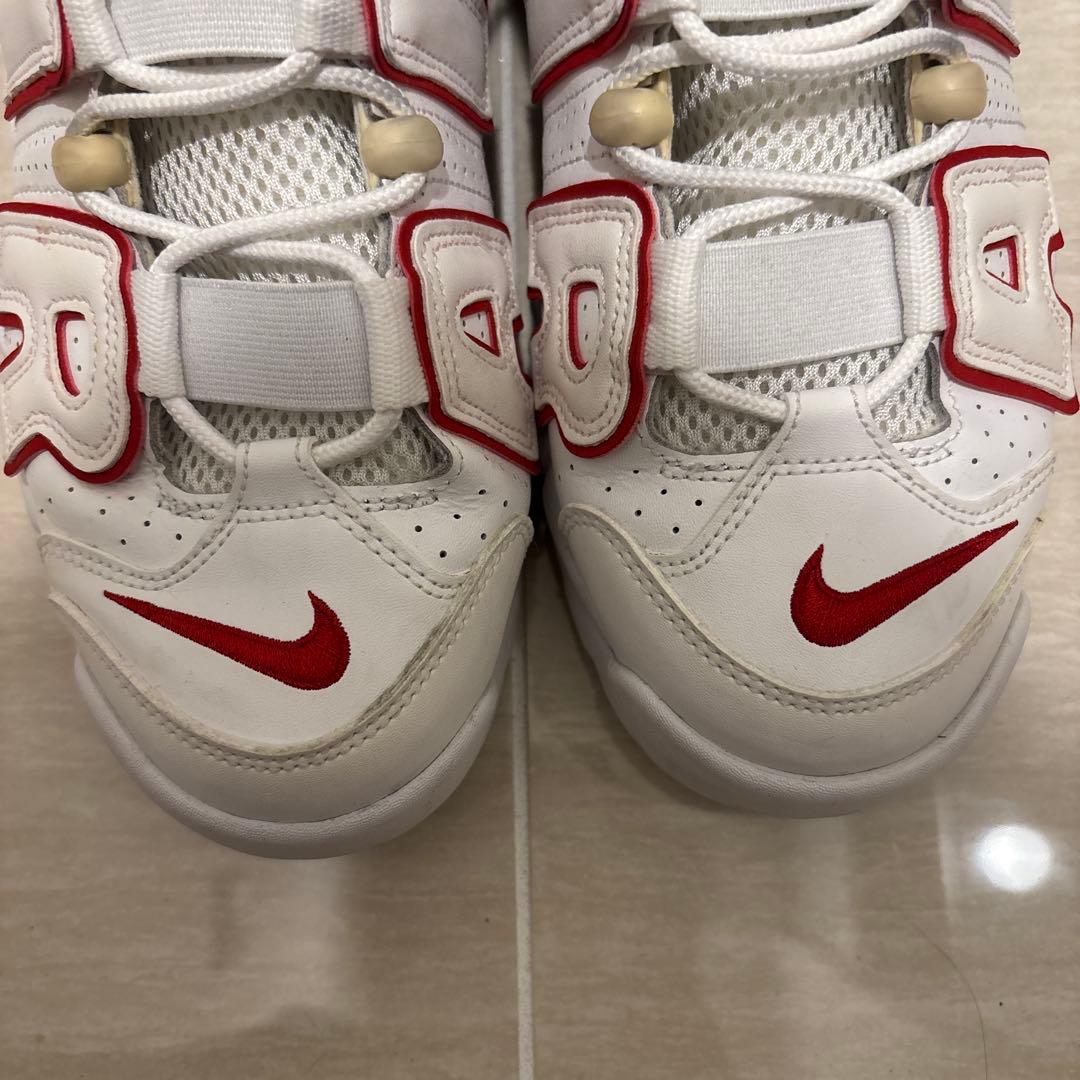 Nike Air More Uptempo ホワイト/レッド　26.5cm