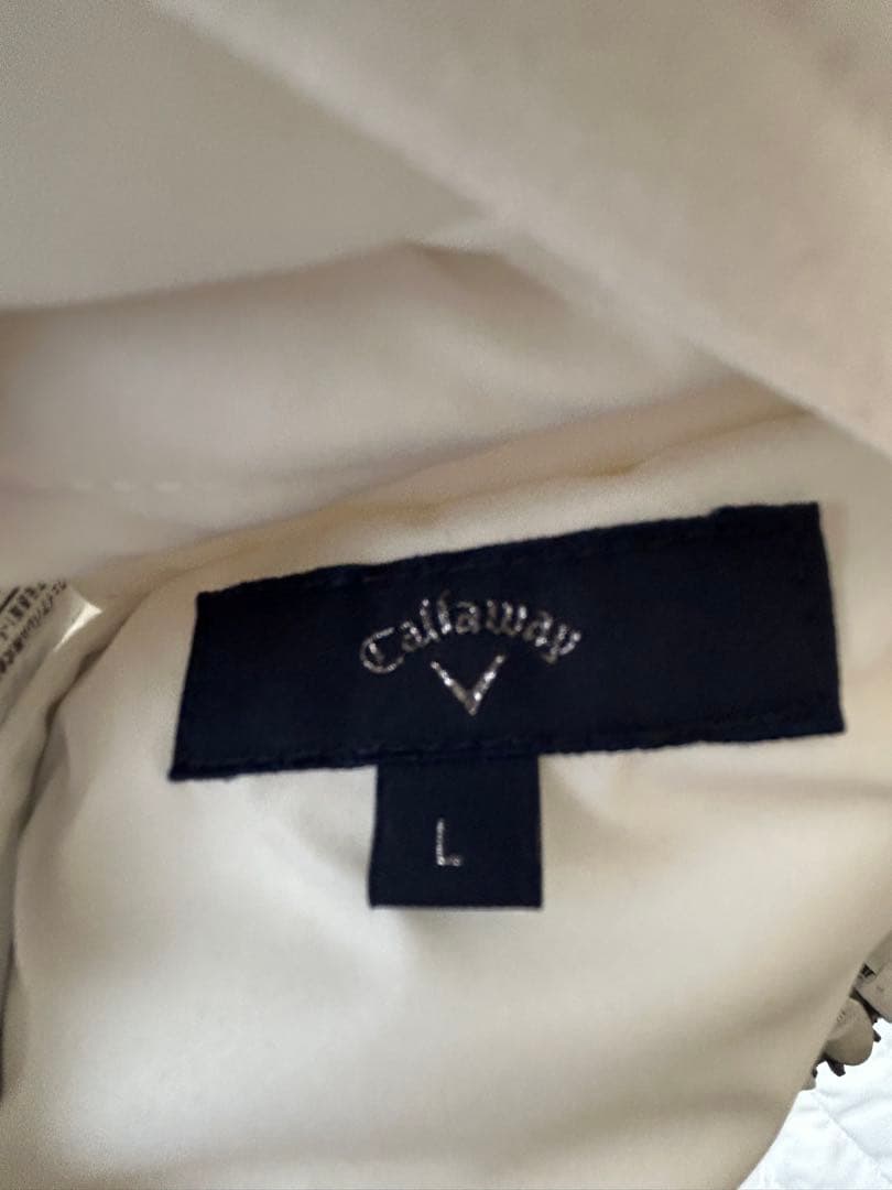 最終価格】Callaway ゴルフジャケット L ホワイト Callaway メンズ