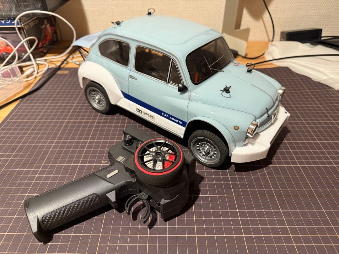 タミヤ　MB-01 FIAT ABARTH 1000 ラジコン プロポセット TAMIYA 58721 Fiat Abarth 1000TCR MB-01 | RC Auto Bausatz 1:10