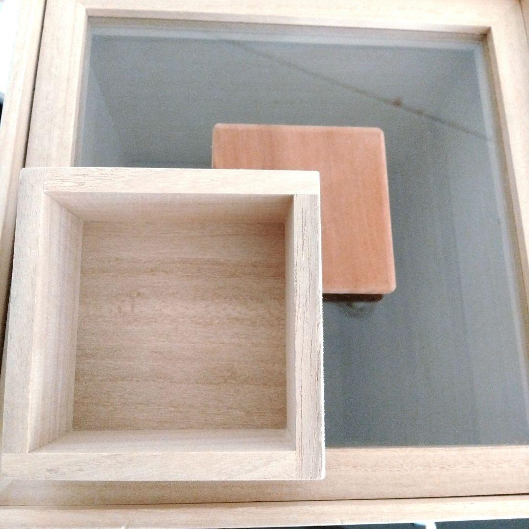 みるく様専用】【ほぼ未使用】桐箱の米びつ 10kg 1合枡付き 米櫃