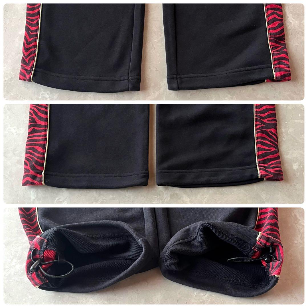 チャンピオン 魔裟斗 スウェット上下セット タイガー 柄 黒×赤×金