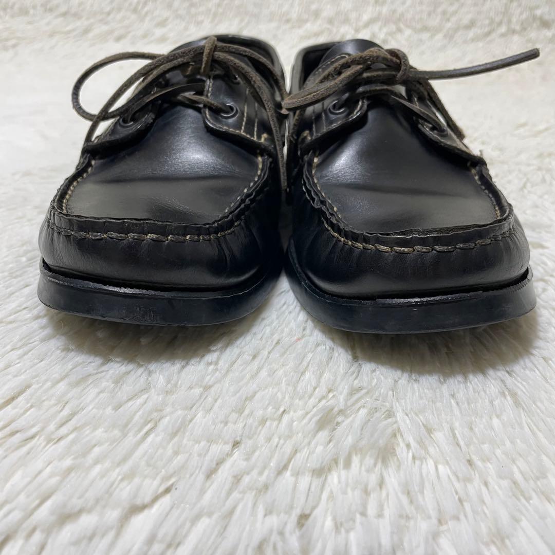 人気モデル✨パラブーツ　BARTH バース　デッキシューズ　黒　27.5cm