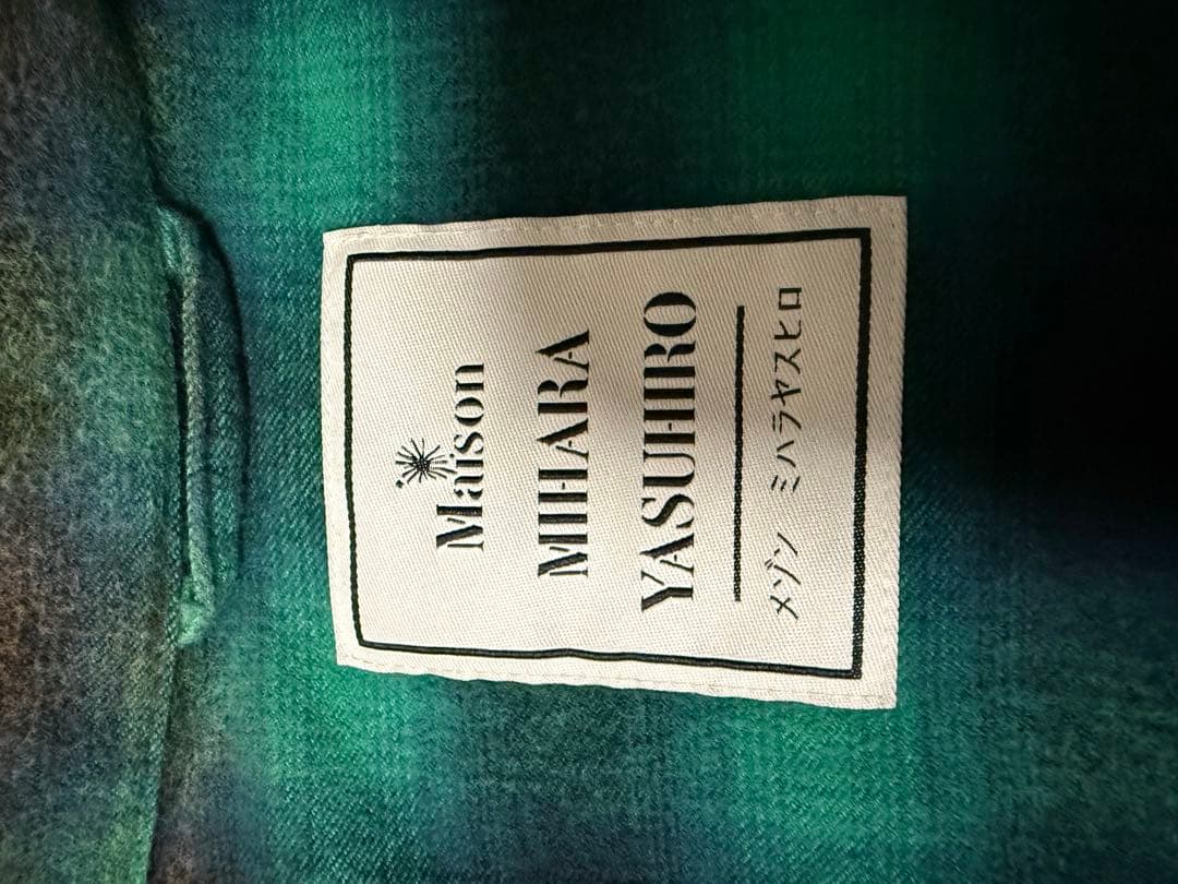 メゾンミハラヤスヒロ 23AW Vintage-Likeチェックシャツ - メルカリ