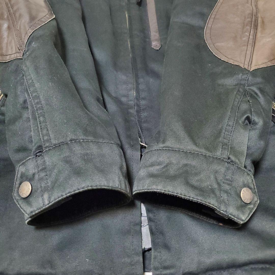 美品 max fritz MFJ-1457 コットン レザー切替ジャケット 50 - メルカリ