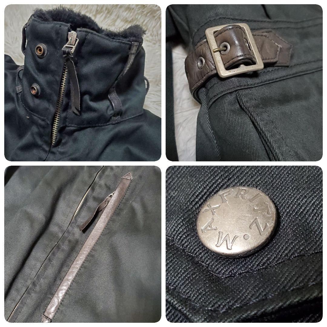 美品 max fritz MFJ-1457 コットン レザー切替ジャケット 50 - メルカリ