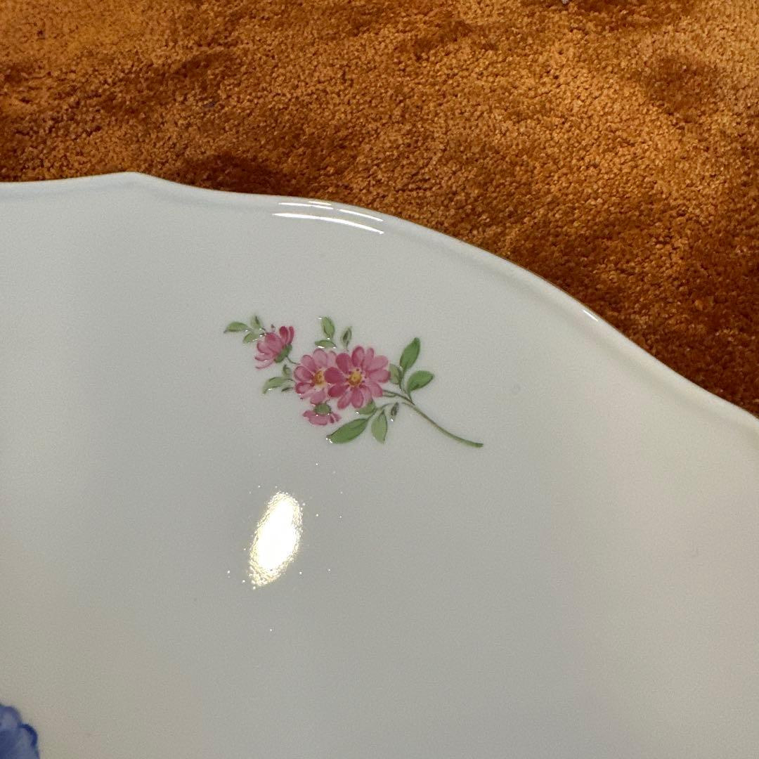 特割]マイセン サーヴィスプレート ベーシックフラワー(アネモネ) 32cm皿