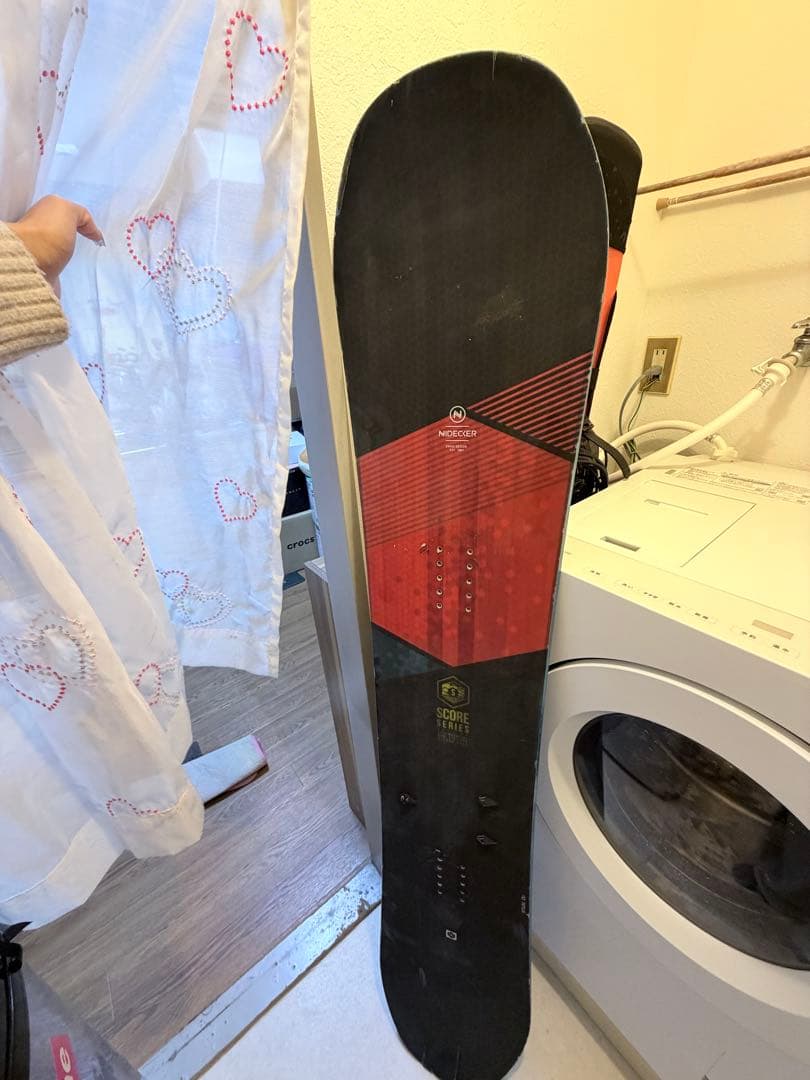 スノーボード 黒/赤 ストライプデザイン 楽天市場】スノーボード 板 メンズ レディース 2点 セット スノボ