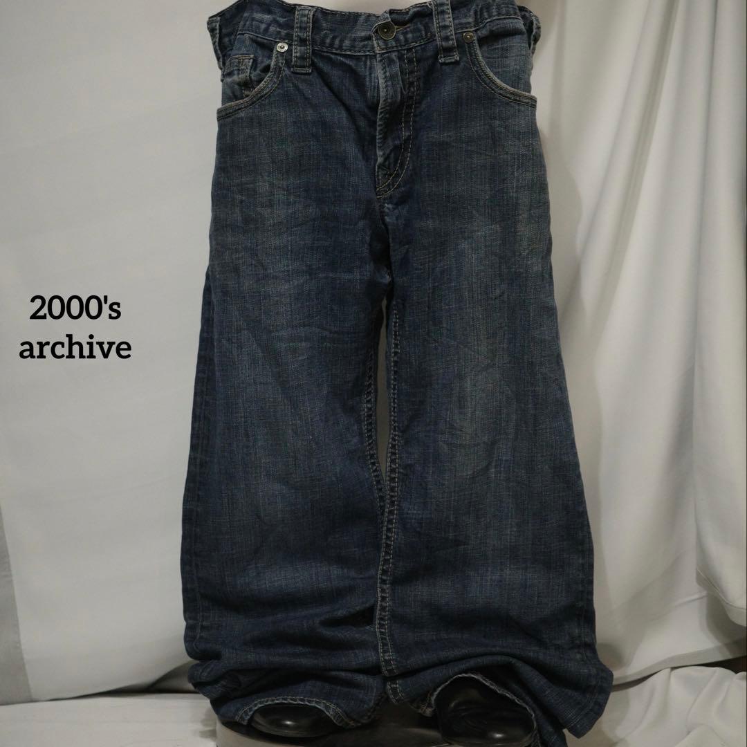 2000's archive edwin grunge damage denim archive Y2K 00s EDWIN