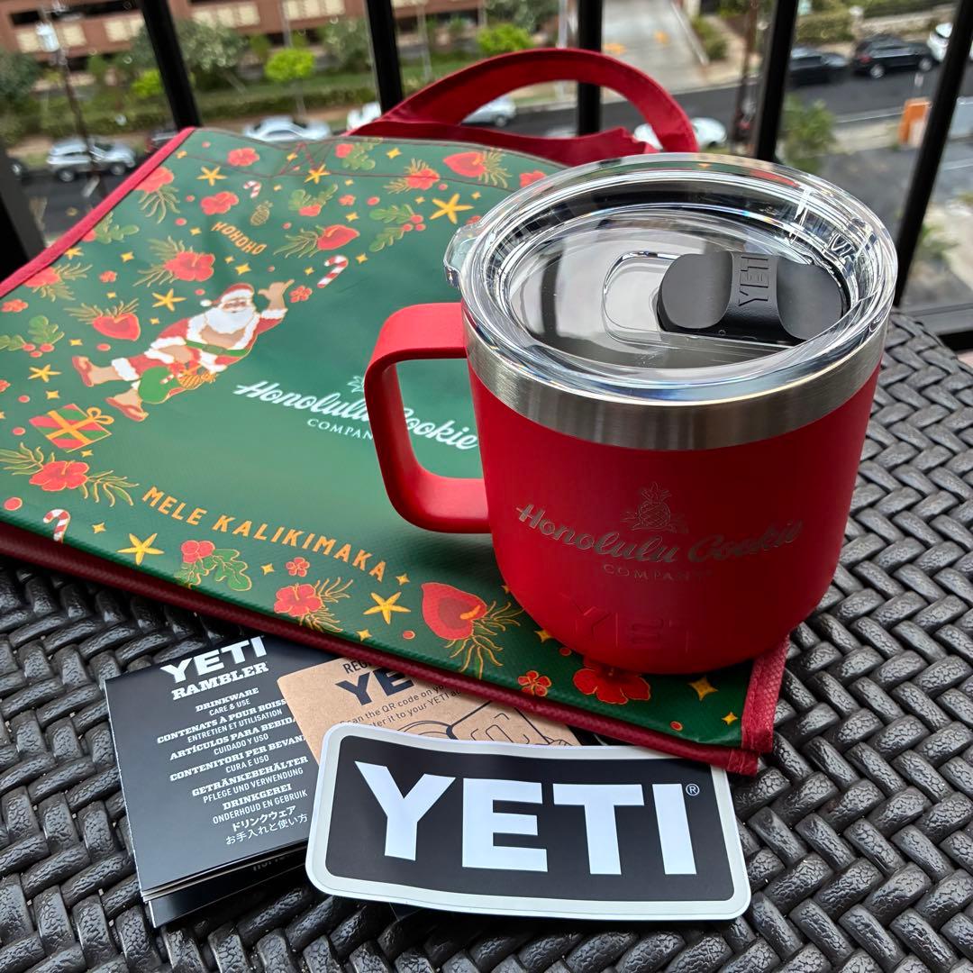 ホノルルクッキー YETI 限定14oz マグカップ 赤 白 ペア 日本未発売