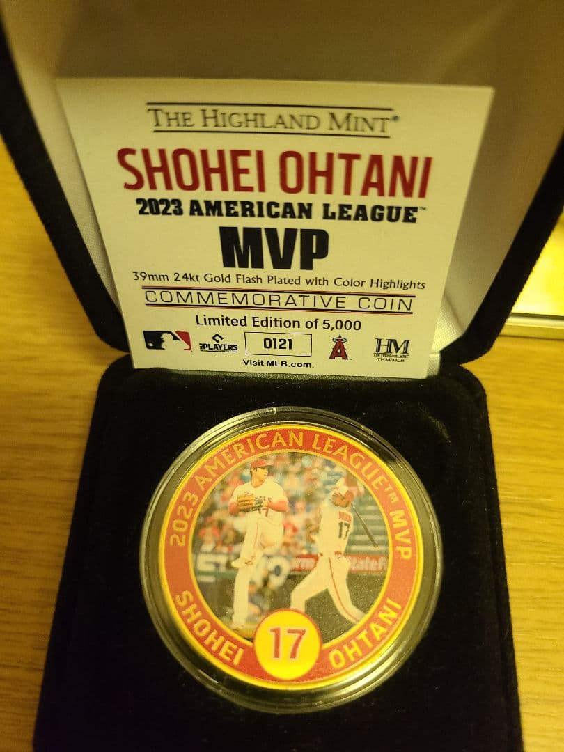 大谷翔平　2023　MVP　記念メダル 大谷翔平 MVP記念メダル | グローバル産業株式会社のプレスリリース