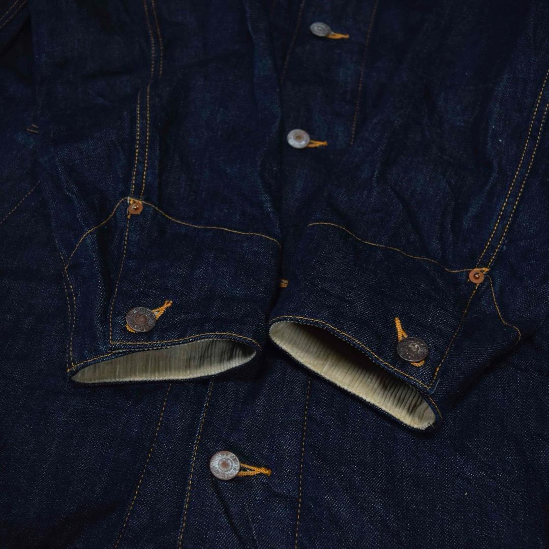 ANACHRONORM デニムコート コーデュロイカラー インディゴ 01