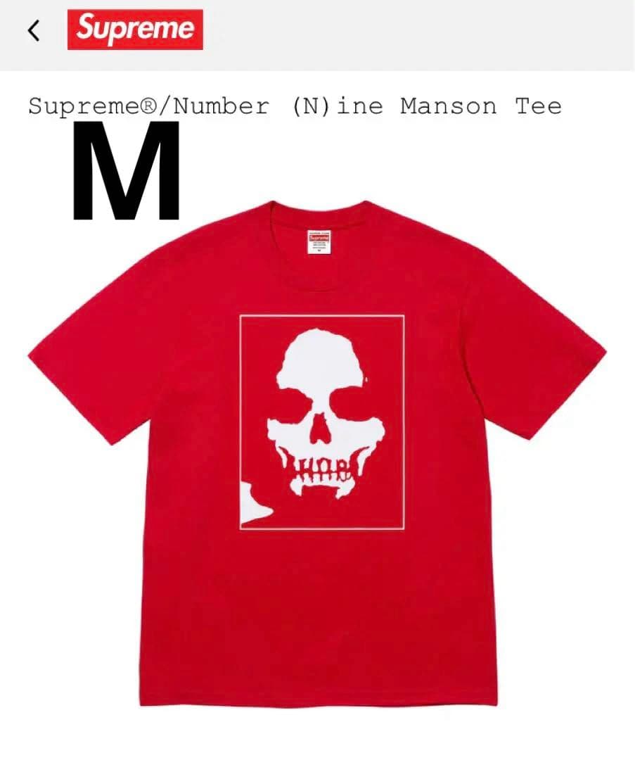 トップス Supreme x Number (N)ine Manson Tee \"Red\"