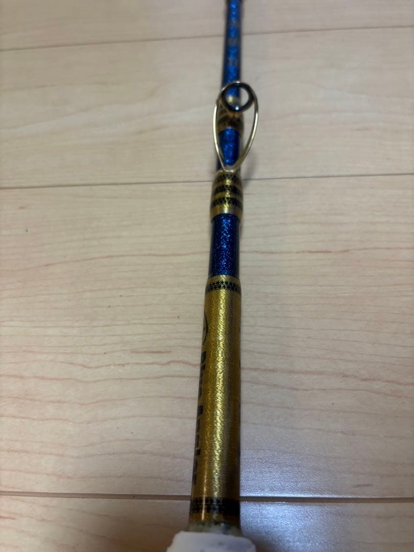 船竿 Blue Angler 海狼Ⅱハンドメイド総糸飾り巻き中古 最終値下げ
