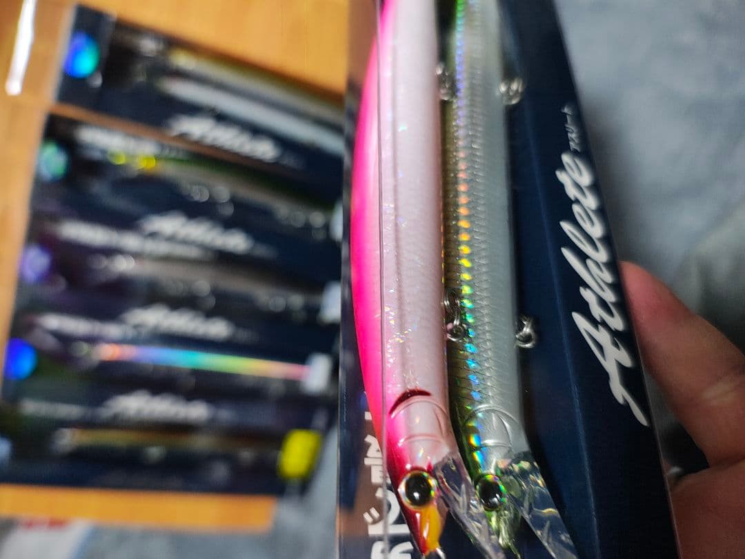 ジャクソン アスリート ミノー 17ssv 未使用と中古品9個セット海サクラ