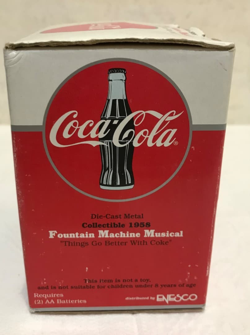 コカコーラ 1958 ファウンテンマシン ミュージカル エネスコ 箱・証明
