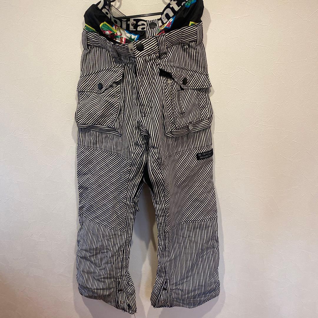 値下げ　希少　インハビタントXL上下セット　ヒッコリー　レッド　おまけ付