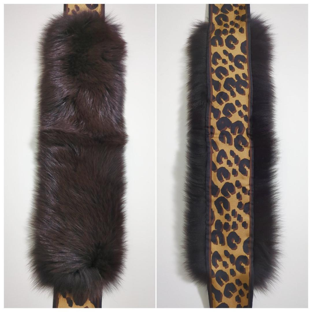 ルイヴィトン フォックスファー マフラー バンドー フリュール ティ