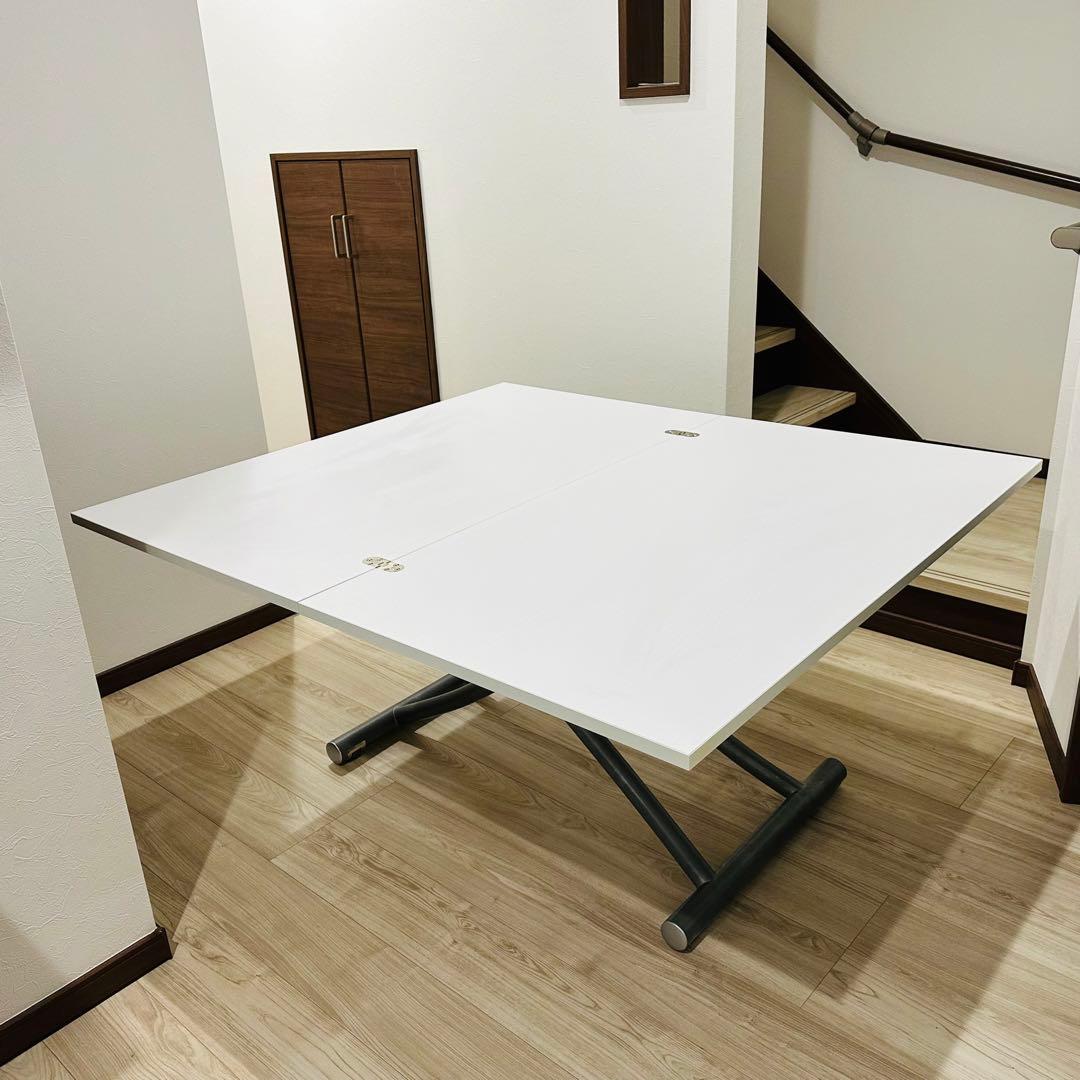 美品】オッジオ_ozzio_昇降開閉テーブル_バタフライテーブル_ブランド