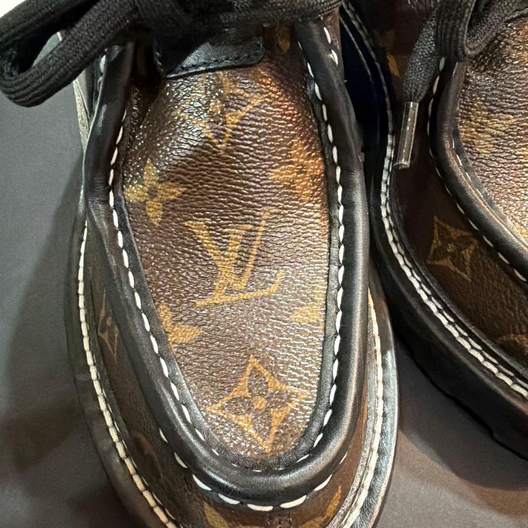 ぶ*う様 Louis Vuitton 36 モノグラムローファー厚底 百貨店