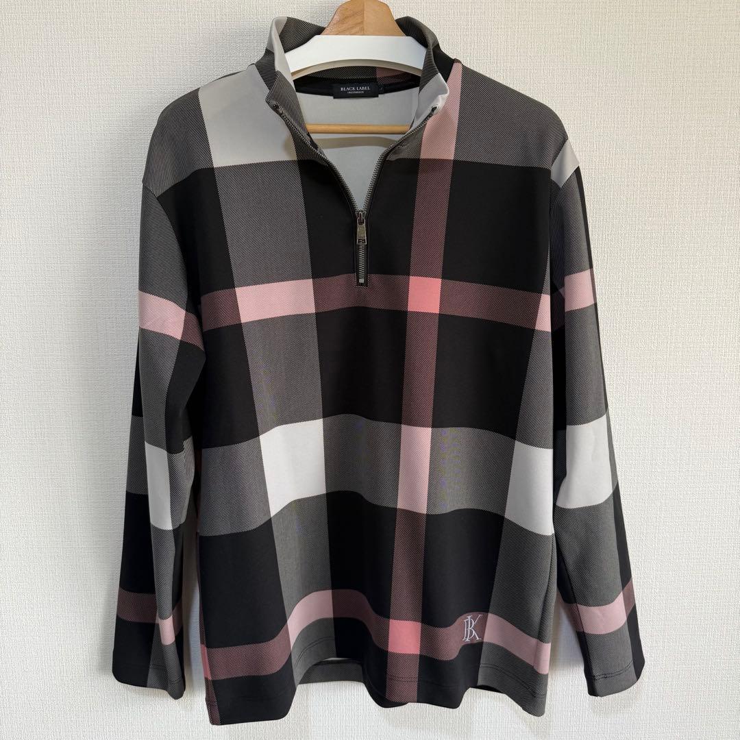 美品 BLACK LABEL CRESTBRIDGE ハーフジップ トレーナー BLACK LABEL CRESTBRIDGE（ブラックレーベル クレストブリッジ