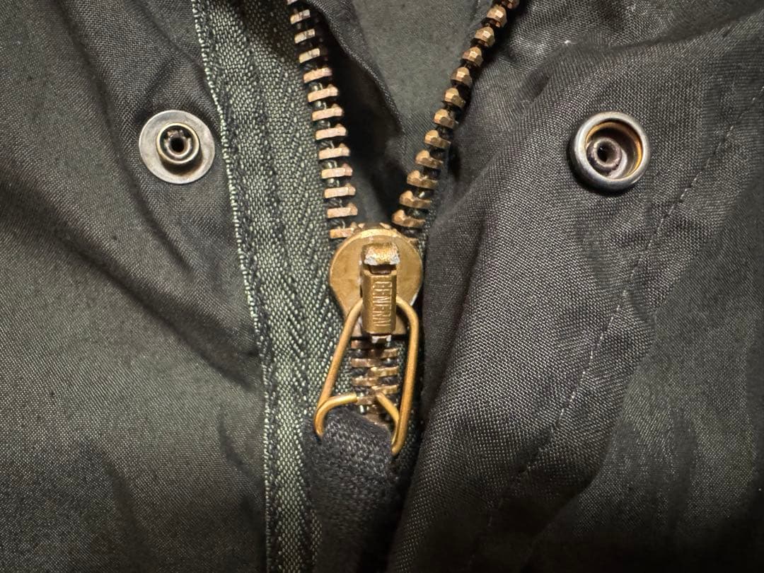 U.S.ARMY M65 フィッシュテールパーカー 黒染め 米軍