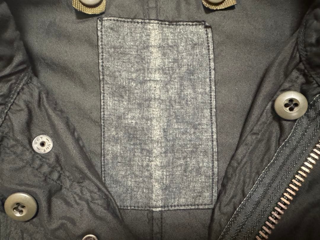 U.S.ARMY M65 フィッシュテールパーカー 黒染め 米軍