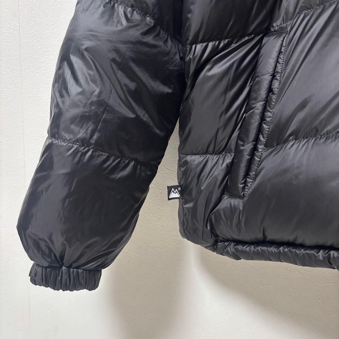 美品✨ブラックアイパッチ×ファーストダウン ダウンジャケット