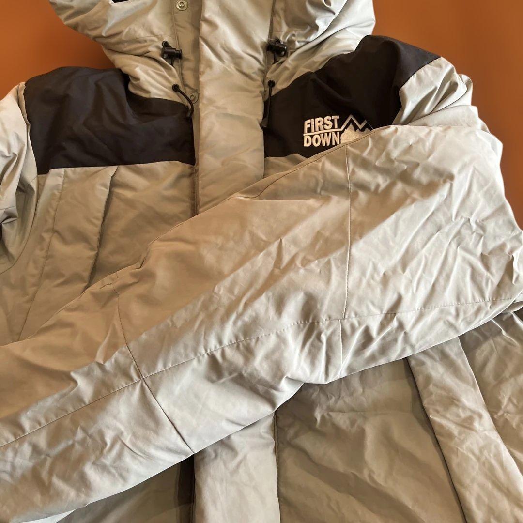 てらてら様 ファーストダウンダウンジャケットオリーブL - メルカリ