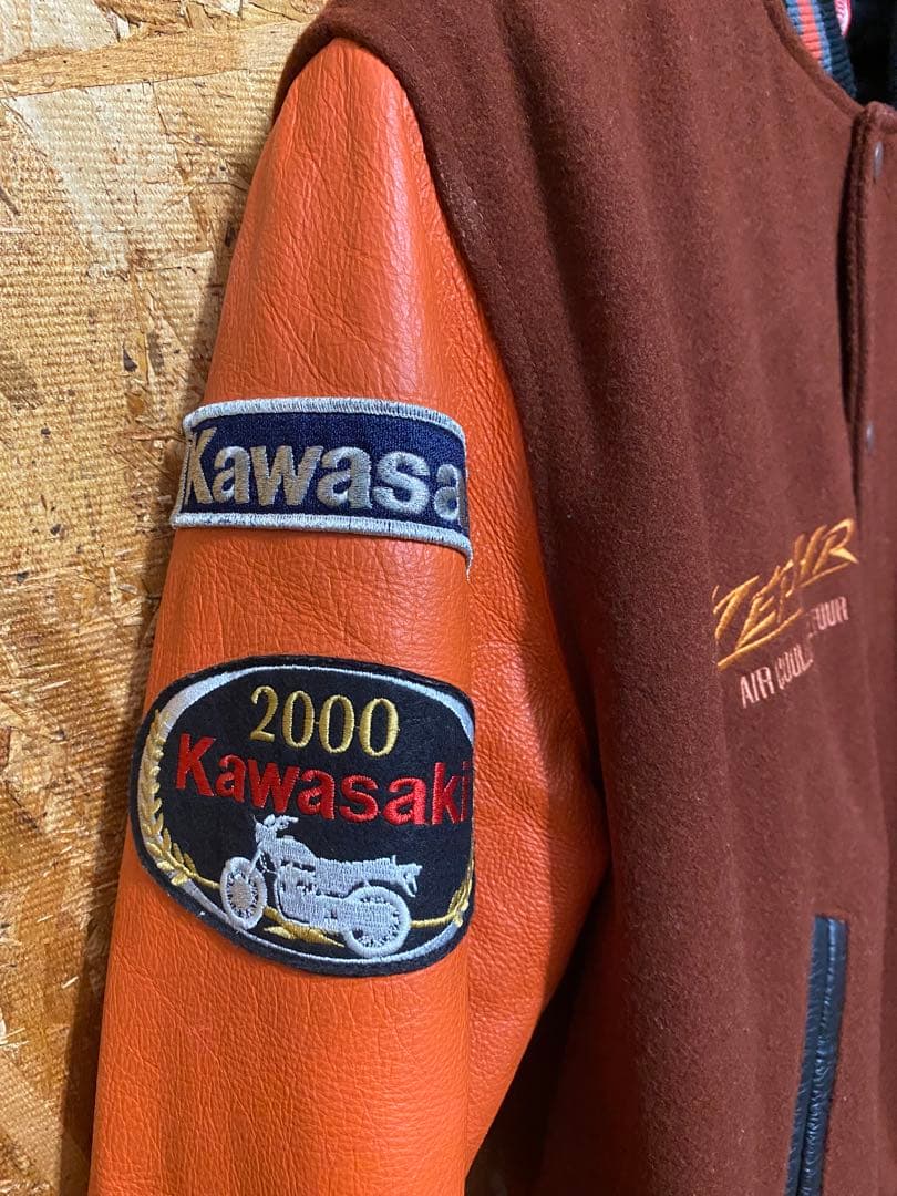 非売品☆カワサキ/kawasaki☆スタジャン/スタジアムジャンパー